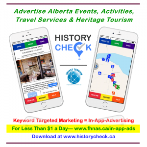 In-App Advertising for Alberta, Canada targeted category Ads