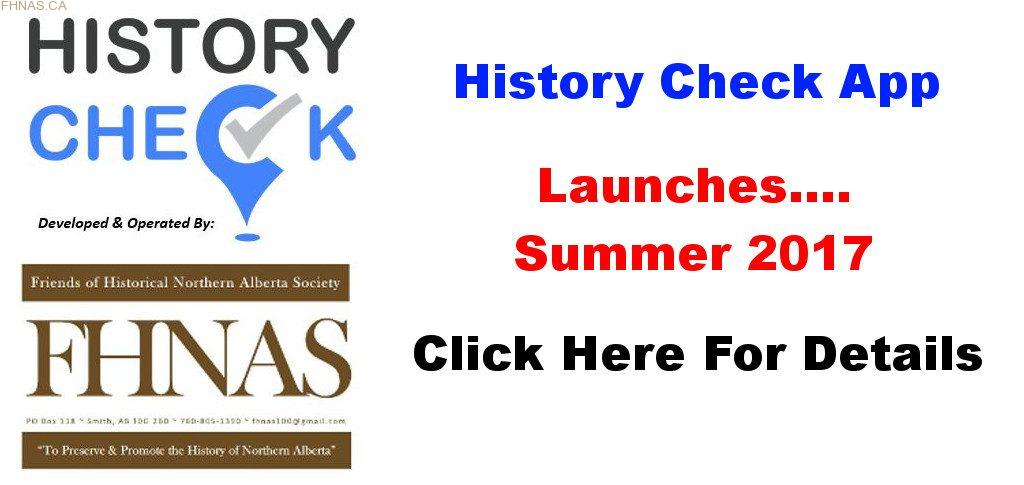 History Check App Launch - Summer 2017 - FHNAS